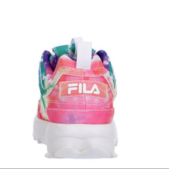 BRAND NEW TIE DYE FILA WOMENS DISRUPTOR II PREMIUM - Picture 5 of 9